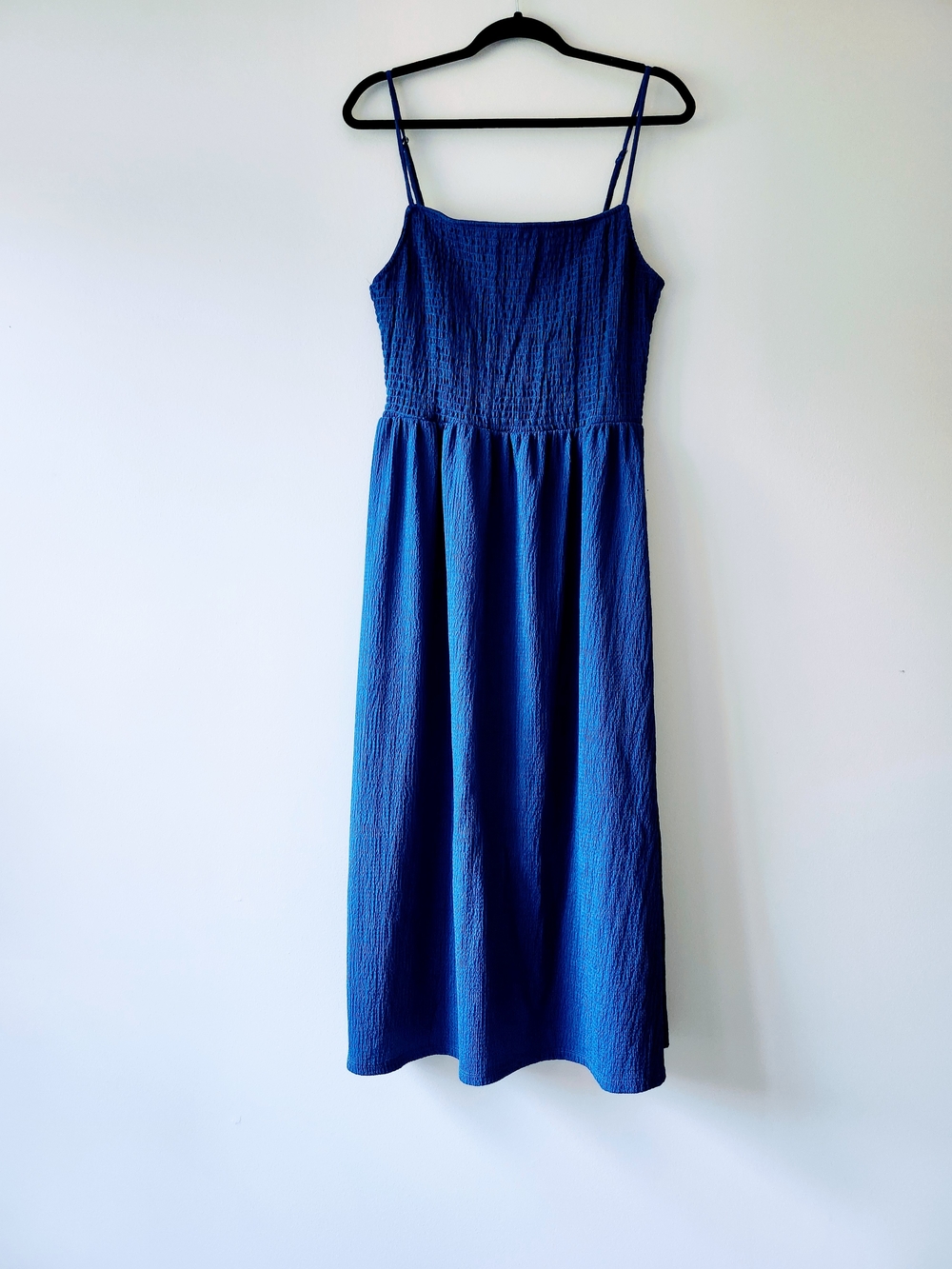 H&M Cobalt Blue Spaghetti-Strap Midi Dress - Picture 2 of 7